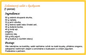 Zeleninový salát s kuskusem
