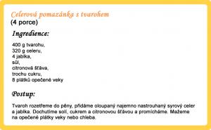 Celerová pomazánka s tvarohem