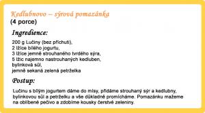 Kedlubnovo – sýrová pomazánka