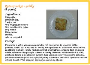 Rýžový nákyp s jablky